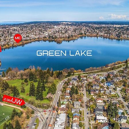 Green Lake 1St Line Home A With Central Air Conditioners Seattle Exterior foto